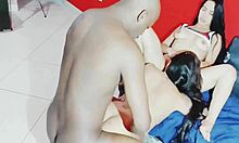 THE STEP MOTHER FUCKS RIGHT IN FRONT OF THE DAUGHTER!