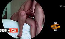 Cucon MILF with big tits n ass fucks me for cash on webcam, deepthroat style.