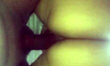 Ebony Redbone Rides Big Black Monster Cock In Homemade Reverse Cowgirl Position With Amateurs Watching Her Ass Bounce