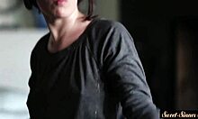 Is that teen beauty getting plowed deeply from behind?