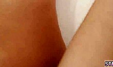 small thai teen fights for hardcore threesome cock!