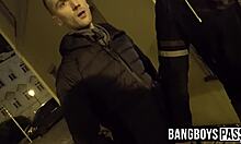 Two Gay Dudes Suck and Fuck Hard in Building