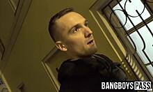 Two Gay Dudes Suck and Fuck Hard in Building