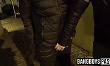 Two Gay Dudes Suck and Fuck Hard in Building