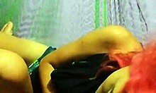 Mexican teen gives oral and plays on hammock with tits and tattoos
