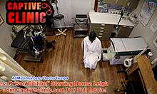 Donna Leigh's Naked Backstage Tease in Trump These Bitches Gyno Exam Setup