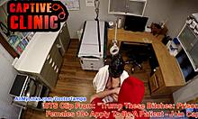 Donna Leigh's Naked Backstage Tease in Trump These Bitches Gyno Exam Setup