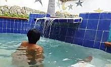 Me and You in the POOL Getting Wild