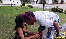 Teen cries after fight, gets monster cock consolation