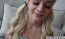 Teen moans as he cums deep inside her pussy in homemade video