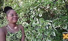 Nathou, a Guadeloupean beauty craving intense passion.