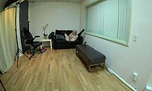 violet coxxx in casting interview main scene