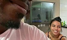 Redhead fucks three black guys!