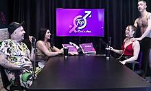 สาวโสเภณีดูดควยเปียกกับเอฟเวอลินเซนในชุดแดง