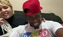 Redhead fucks three black guys!