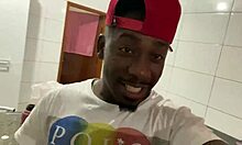 Redhead fucks three black guys!