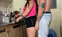 i ate the little whore on the sink while washing dishes