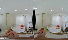 WankzVR - Painters Gape with Jillian Janson in Hardcore Brunette Action. Big Cock Slams Skinny Teen.