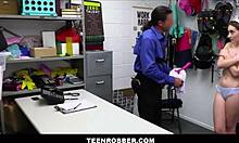 Skinny Shoplifter Sera Ryder Lets Guard Fuck Her For No Charges