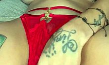 Watch this latina teen with huge boobs squirting while masturbating with a dildo