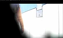 peruvian amateur shows off her ass on the street, getting all the attention