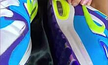 Foot worship with Nike's best