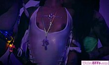 Three Teen Friends Enjoy Sucking Big Cocks Together