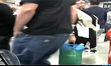 Chubby blonde teen flaunts her big fat ass on webcam. She teases with her feet too.