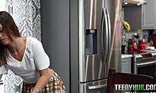 Laya Rae Sucks Peter Green's Cock in POV Hardcore Blowjob Action