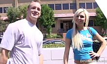 Horny blonde wife nailed?