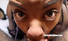 First timer ebony Lashay fucked pov in the trap