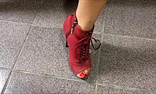 Latina and blonde share big cocks in whatsapp group orgy