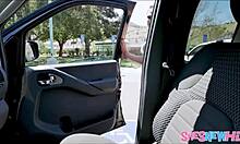 New hot blonde tiny teen athena faris in her first porn scene HAS ORGASM on BIG COCK pov