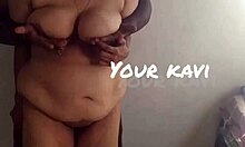 tamil aunty feels intense passion during sex with young boy, her big tits bouncing