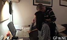 This guy wasn't against joining the sexy contest with his girlfriend and neighbors, involving hardcore sucking and more