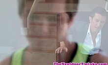 amateur twinks getting fucked against the window 😏