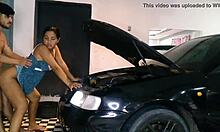 Wow, Pregnant Teen Surprises With Car Blowjob For Flakael!