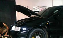 Wow, Pregnant Teen Surprises With Car Blowjob For Flakael!