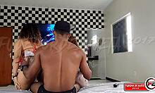 Surprised by naughty wives in intense session