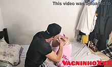 Bareback anal with a hot girlfriend and a big cock