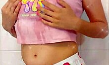 fingering my wet latina pussy while teasing her big ass in lingerie