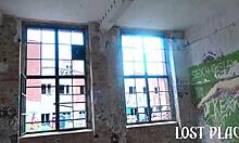 Jason Steel Facefucks Stacy Bloom Outdoors In The Rain