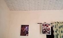 The hot Nigerian guy wanks hard, thrusts wildly, and flaunts his tight ass while alone at home.