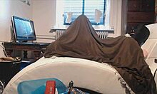 Sissy and friend engage in intense blowjob and rough mouth fucking