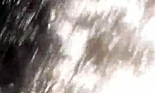 Young French crossdresser experiences first blowjob in stockings