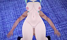 elizabeth's pussy gets a cumshot in this japanese hentai