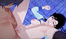 elizabeth's pussy gets a cumshot in this japanese hentai