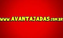 Watch this shemale assfuck the couple!