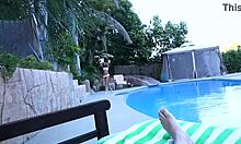 amia miley petite spinner takes big cock pov blowjob and cum facial