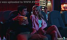 Athena Faris moans on big cock